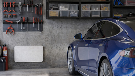 Обогрев гаража кварцевым обогревателем